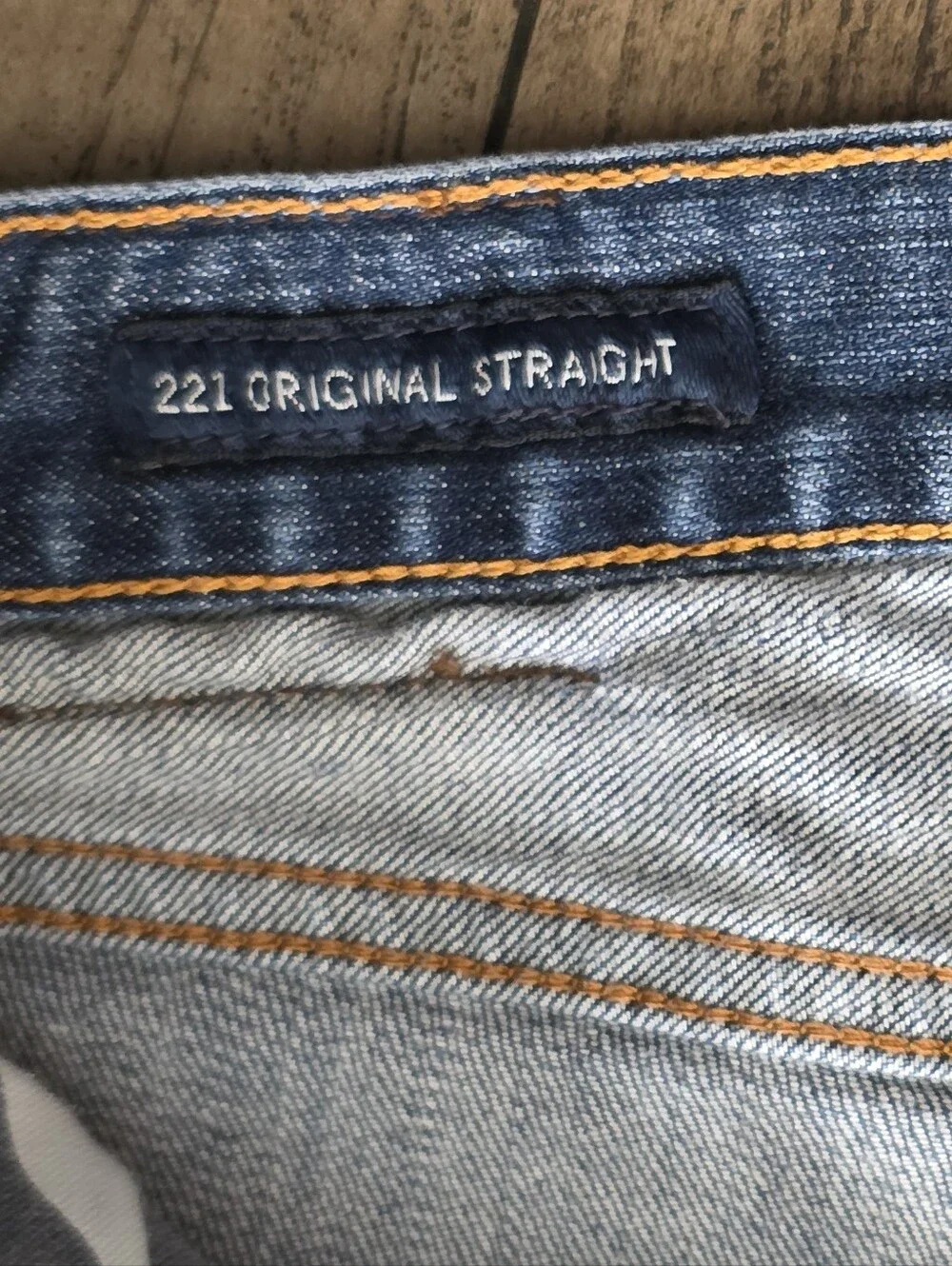 Lucky Brand 221 Original Men's Straight Jeans Medium Blue Wash 38x32